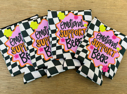 Emotional support beer can koozies: Slims